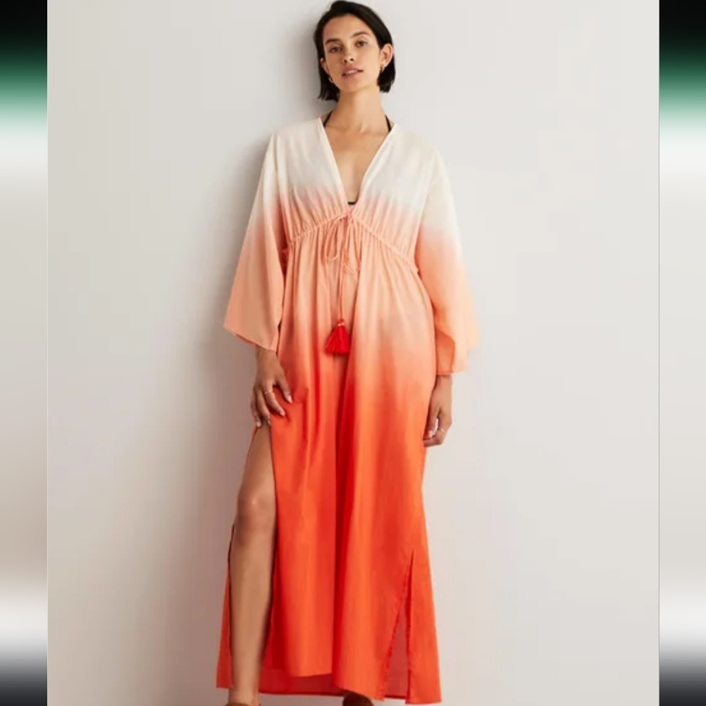 Maxi Empire Beach Kaftan Summer Dress NWT - 10P